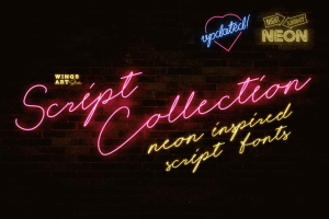 Retro Neon Font – Script Style