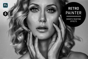 Retro Painter Photoshop Action