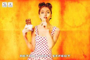 Retro Print Effect