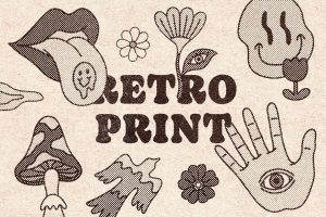 Retro Print Effect