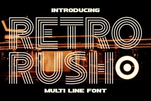 Retro Rush – Retro Font
