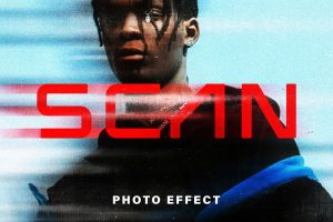 Retro Scan Photo Effect