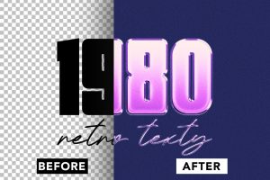 Retro Text Effect