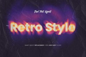 Retro Text Effect