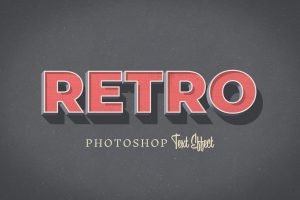 Retro Text Effect