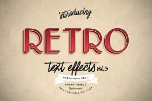 Retro Text Effects vol.3