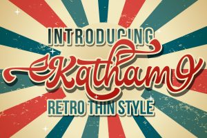 Retro Vintage Script Font