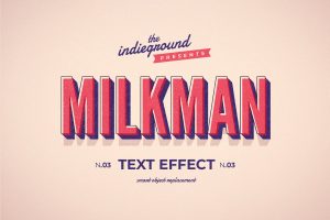 Retro Vintage Text Effect N.03