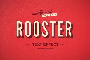 Retro Vintage Text Effect N.07
