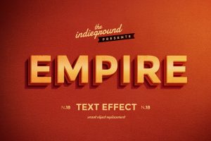 Retro Vintage Text Effect N.18