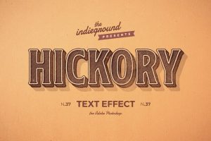 Retro Vintage Text Effect N.37