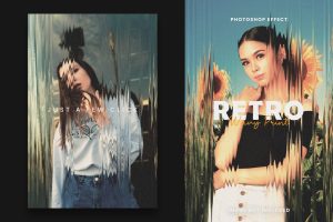 Retro Wavy Photo Effect
