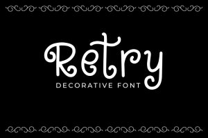 Retry – Fantasy Decorative Font