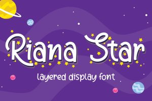 Riana Star – Display Font
