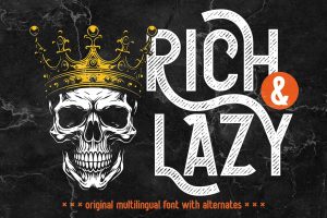 Rich And Lazy Punk Font