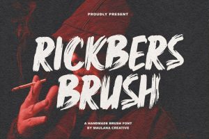 Rickbers Brush Font