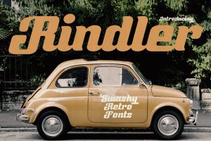 Rindler – Retro Script Fonts