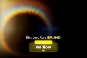 Ring lens flare photoshop brushes, light flares