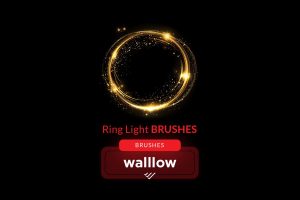 Ring light photoshop brushes, Ring light effects