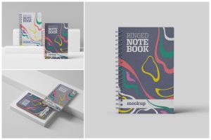 Ringed Notepad Mockup Set