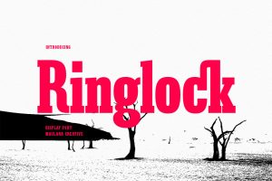 Ringlock Slab Serif Font