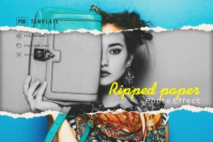 Ripped Paper Effect
