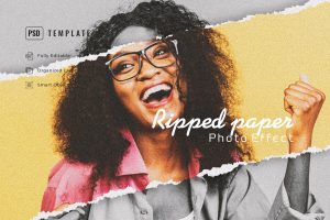 Ripped Paper Effect