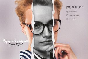 Ripped Paper Effect
