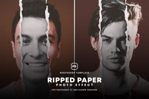 Ripped Paper Effect
