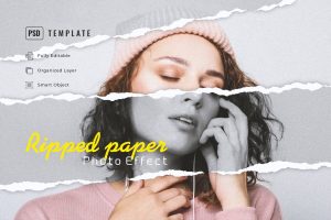 Ripped Paper Effect