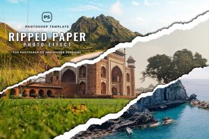 Ripped Paper Effect