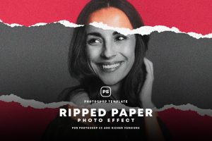 Ripped Paper Effect