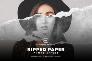 Ripped Paper Effect