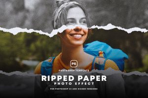 Ripped Paper Effect
