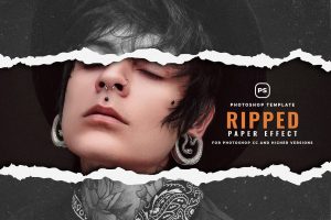 Ripped Paper Effect