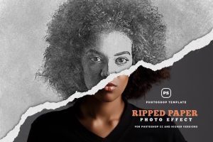 Ripped Paper Effect