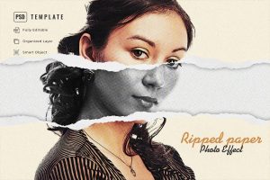 Ripped Paper Effect