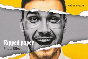 Ripped Paper Effect