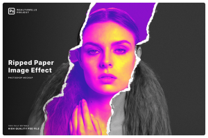 Ripped Paper Image Effect