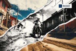 Ripped Paper Photo Effect