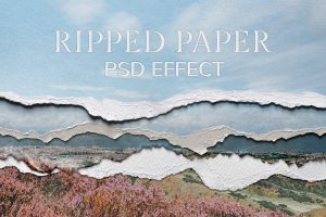 Ripped Paper PSD Texture Effect