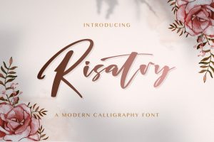 Risatry – Calligraphy Font