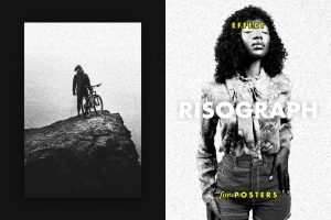 Risograph Grain Effect for Posters