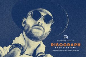 Risograph Photo Effect