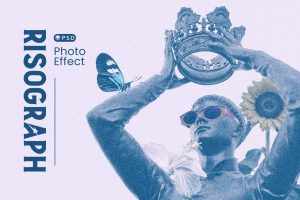Risograph Photo Effect
