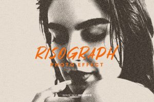 Risograph photo effect for photoshop