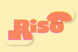 Risograph Retro Text Effect