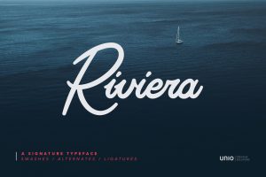 Riviera – Signature Font