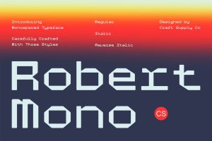 Robert Mono – Monospaced Font