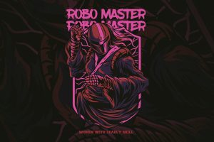 Robo Master T-Shirt Design